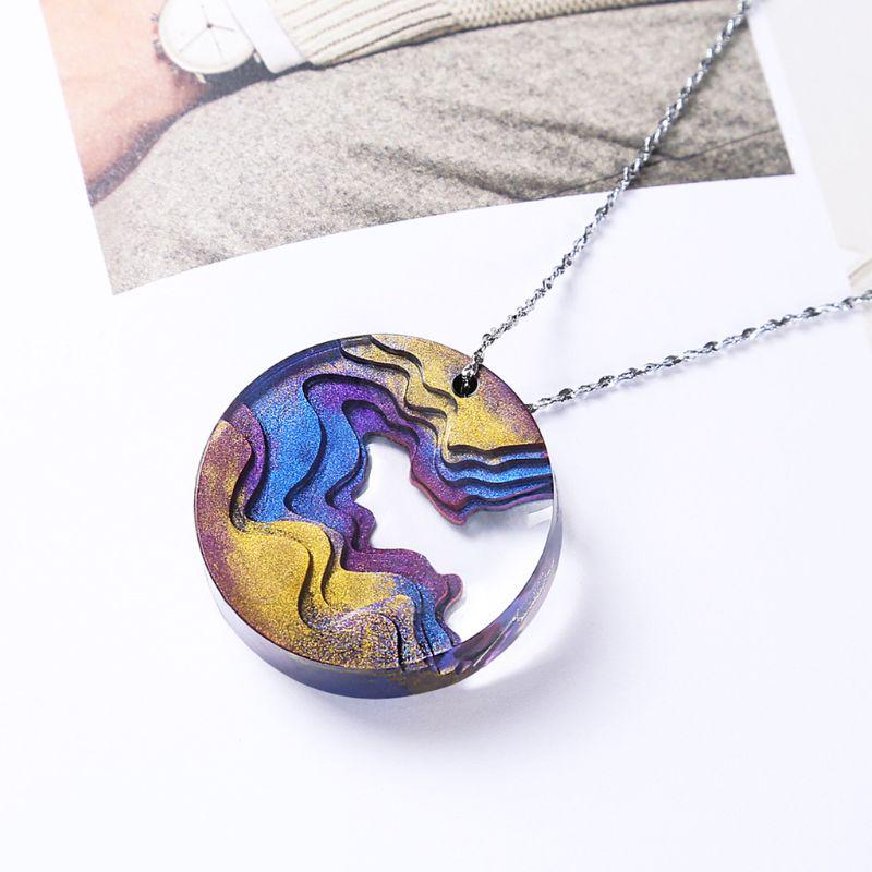 Chain Rabbit Pendant Silicone Mold Jewelry Making Tools UV Epoxy Resin Mould